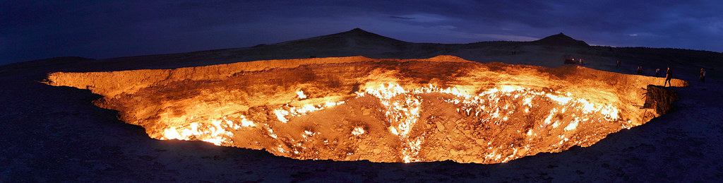 Darvaza Crater in Turkmenistan
